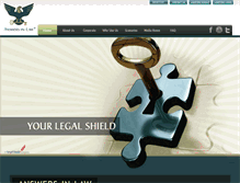 Tablet Screenshot of answersinlaw.com